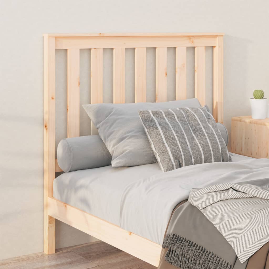 Hoofdbord 106x6x101 cm massief grenenhout 106 x 101 cm Naturel
