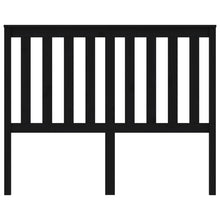 Hoofdbord 26X6X0 Cm Massief Grenenhout 126 x 101 cm Zwart