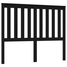 Hoofdbord 46X6X0 Cm Massief Grenenhout 146 x 101 cm Zwart