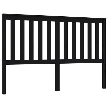 Hoofdbord 66X6X0 Cm Massief Grenenhout 166 x 101 cm Zwart