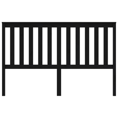Hoofdbord 66X6X0 Cm Massief Grenenhout 166 x 101 cm Zwart