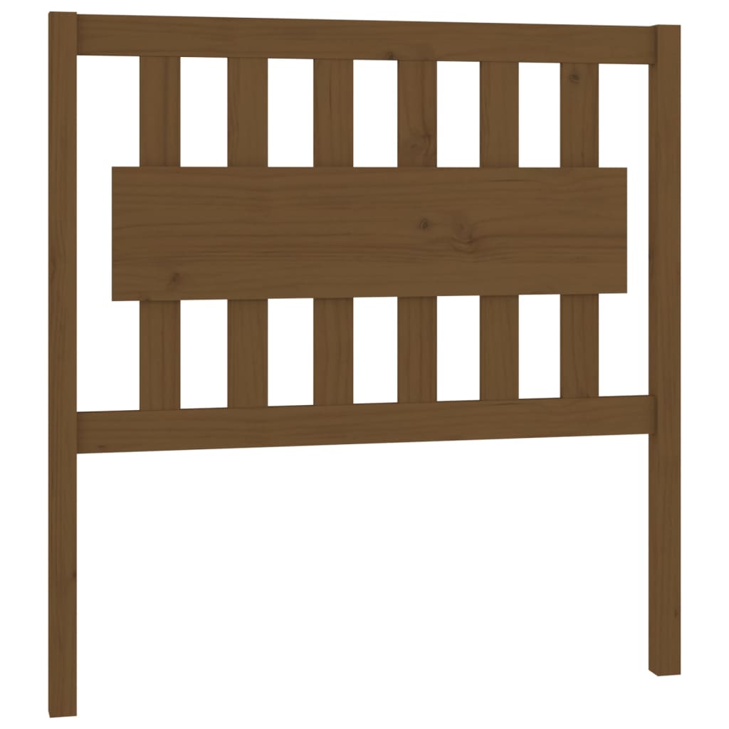 Hoofdbord 95,5X4X100 Cm Massief Grenenhout Honingbruin