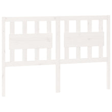 Hoofdbord 140,5X4X100 Cm Massief Grenenhout Wit