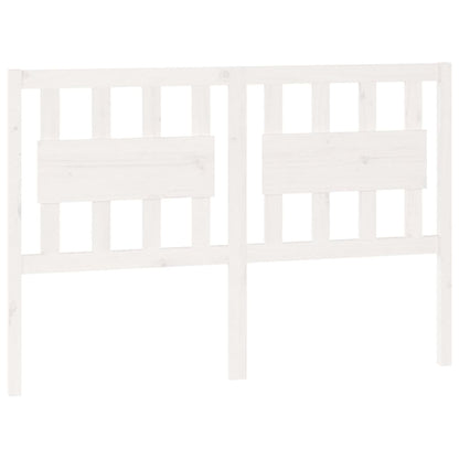 Hoofdbord 140,5X4X100 Cm Massief Grenenhout Wit