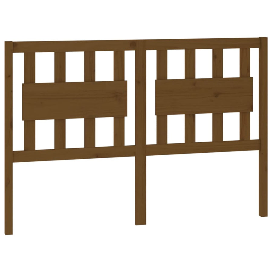 Hoofdbord 145,5X4X100 Cm Massief Grenenhout Honingbruin