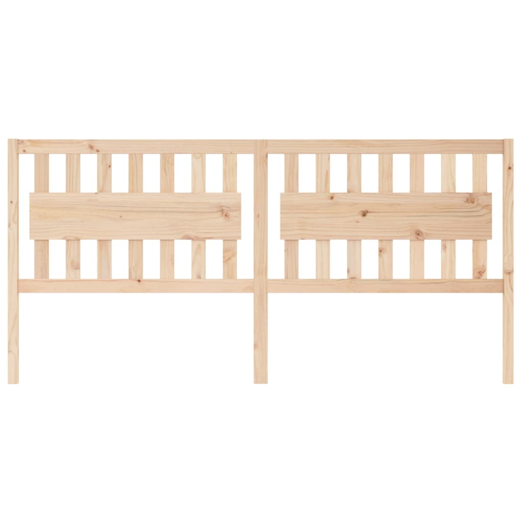 Hoofdbord 205,5X4X100 Cm Massief Grenenhout