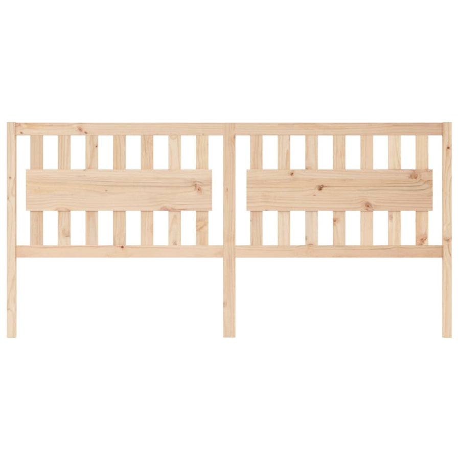 Hoofdbord 205,5X4X100 Cm Massief Grenenhout