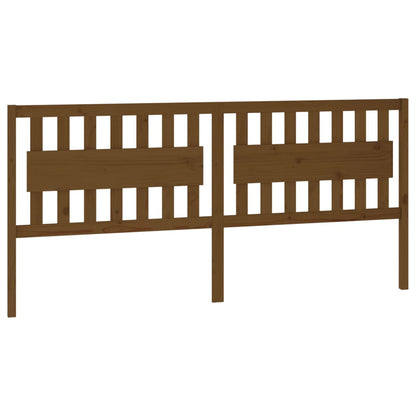 Hoofdbord 205,5X4X100 Cm Massief Grenenhout Honingbruin