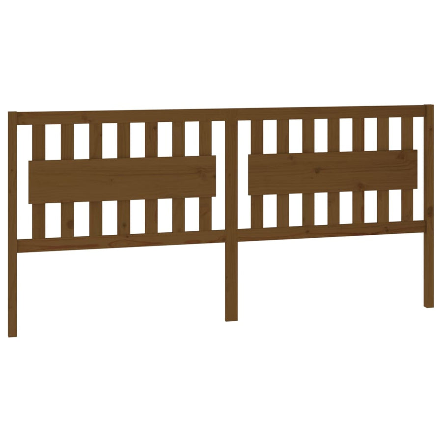 Hoofdbord 205,5X4X100 Cm Massief Grenenhout Honingbruin