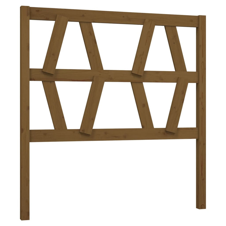 Hoofdbord 8X4X00 Cm Massief Grenenhout 81 x 100 cm Honingbruin