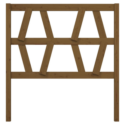 Hoofdbord 8X4X00 Cm Massief Grenenhout 81 x 100 cm Honingbruin