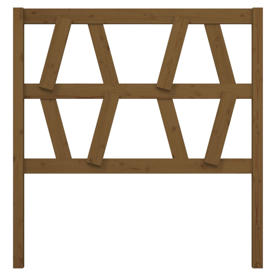 Hoofdbord 8X4X00 Cm Massief Grenenhout 81 x 100 cm Honingbruin