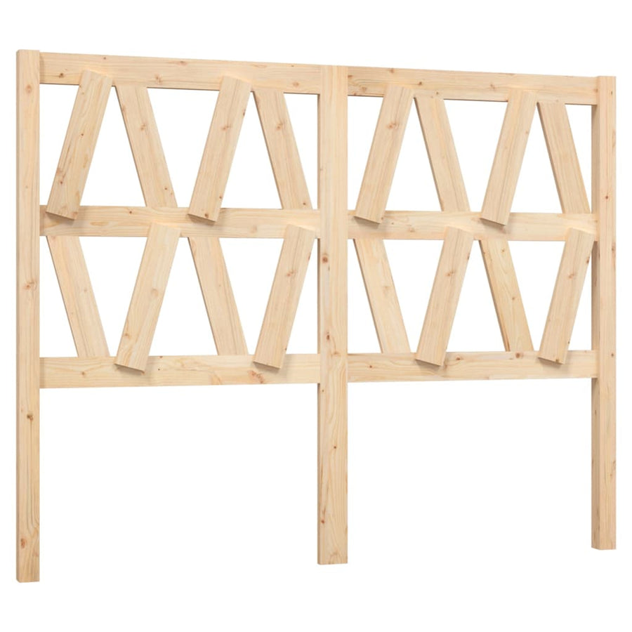 Hoofdbord 26X4X00 Cm Massief Grenenhout 126 x 100 cm Naturel