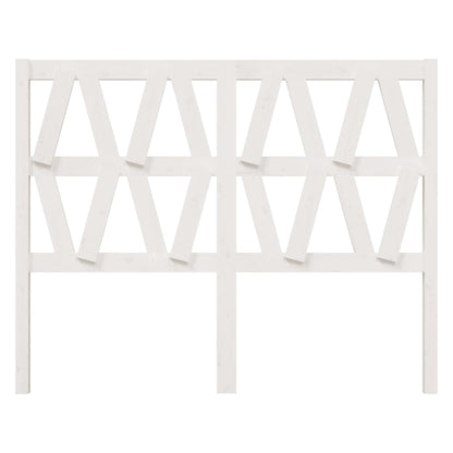Hoofdbord 26X4X00 Cm Massief Grenenhout 126 x 100 cm Wit