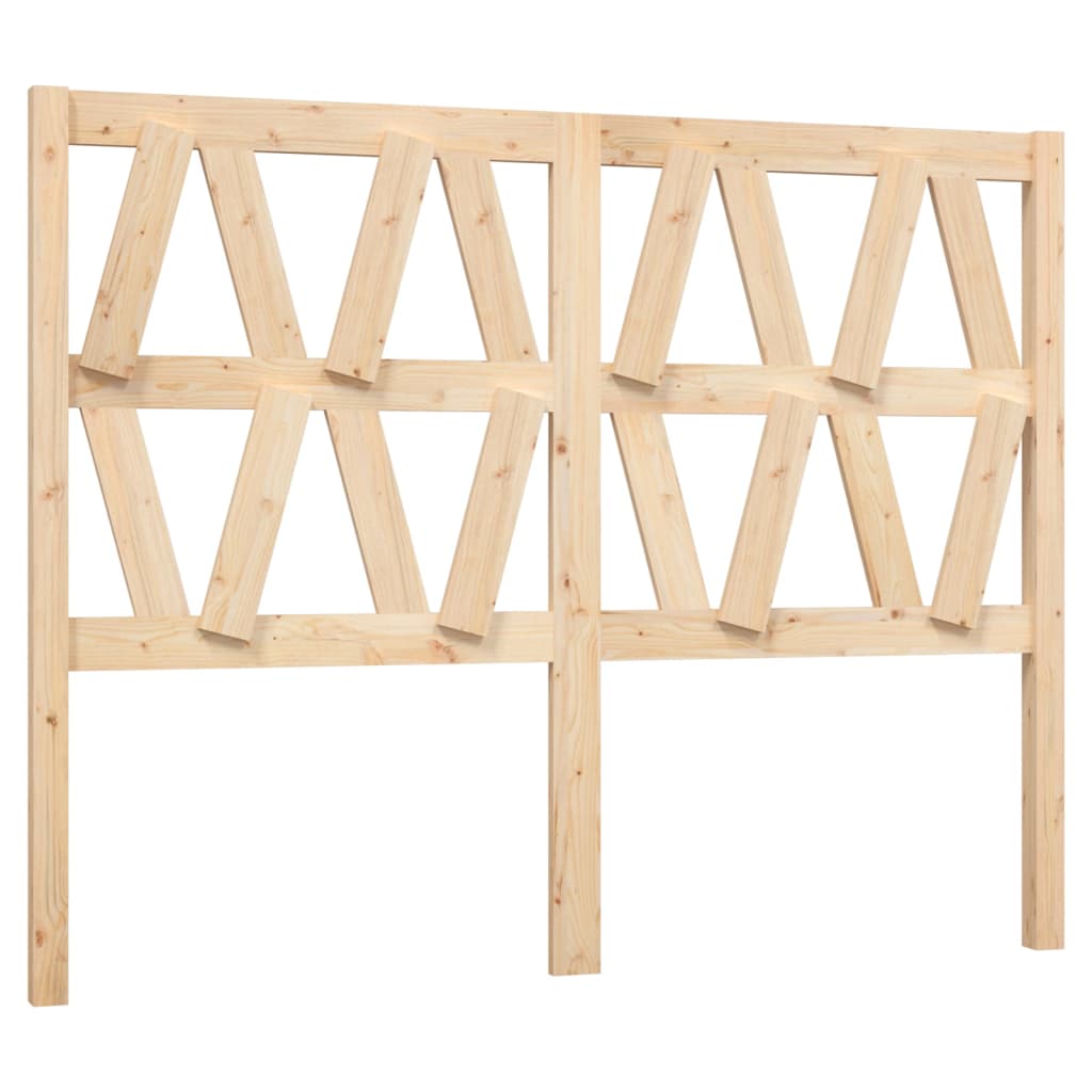 Hoofdbord 4X4X00 Cm Massief Grenenhout 141 x 100 cm Naturel