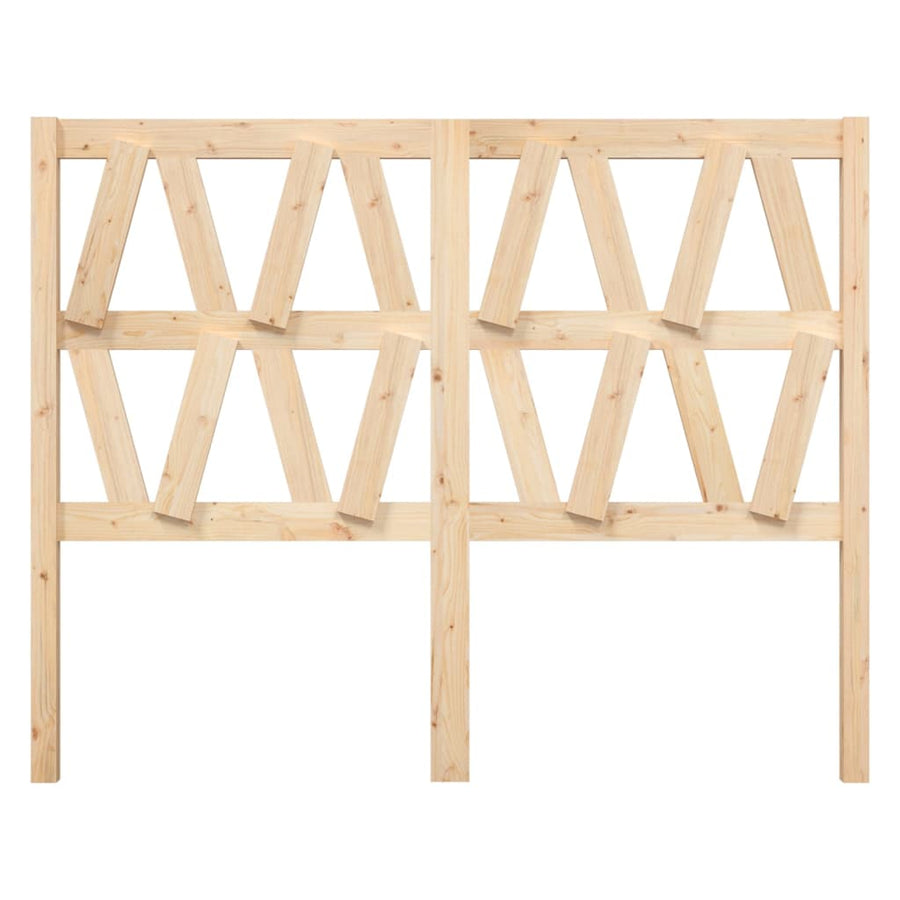 Hoofdbord 46X4X00 Cm Massief Grenenhout 146 x 100 cm Naturel