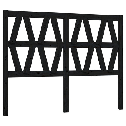 Hoofdbord 66X4X00 Cm Massief Grenenhout 166 x 100 cm Zwart