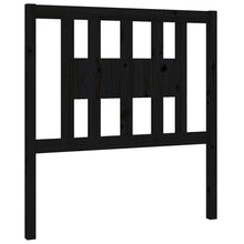 Hoofdbord 96X4X00 Cm Massief Grenenhout 96 x 100 cm Zwart