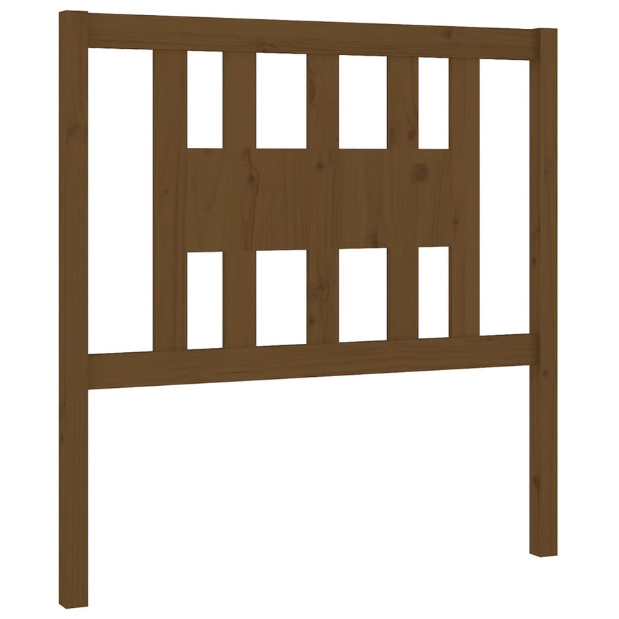 Hoofdbord 06X4X00 Cm Massief Grenenhout 106 x 100 cm Honingbruin