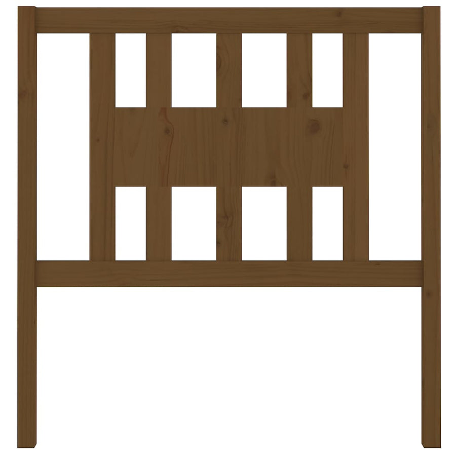 Hoofdbord 06X4X00 Cm Massief Grenenhout 106 x 100 cm Honingbruin