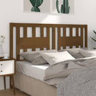 Headboard 141x4x100 cm solid pine honey brown
