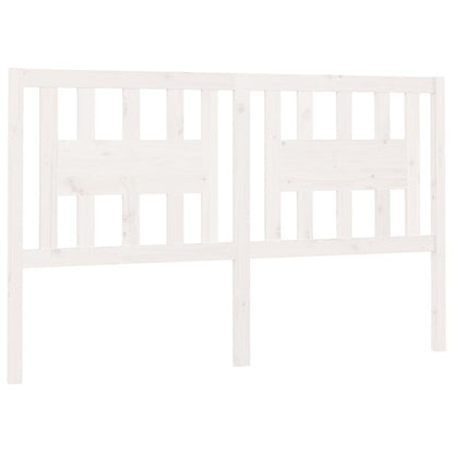 Hoofdbord 46X4X00 Cm Massief Grenenhout 146 x 100 cm Wit