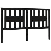 Hoofdbord 206X4X00 Cm Massief Grenenhout 206 x 100 cm Zwart