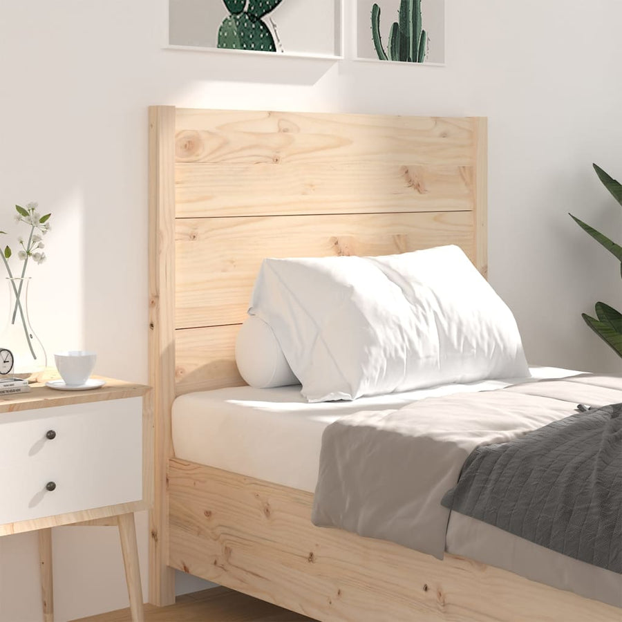 Hoofdbord 8X4X00 Cm Massief Grenenhout 81 x 100 cm Naturel