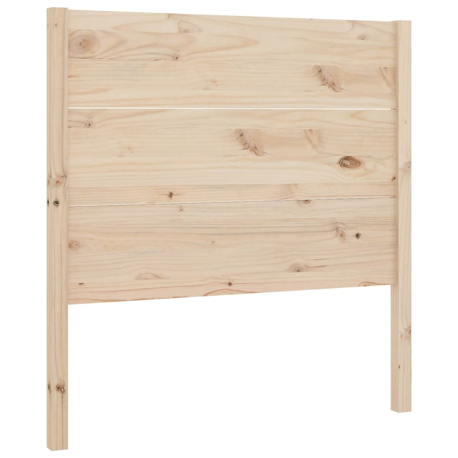 Hoofdbord 96X4X00 Cm Massief Grenenhout 96 x 100 cm Naturel