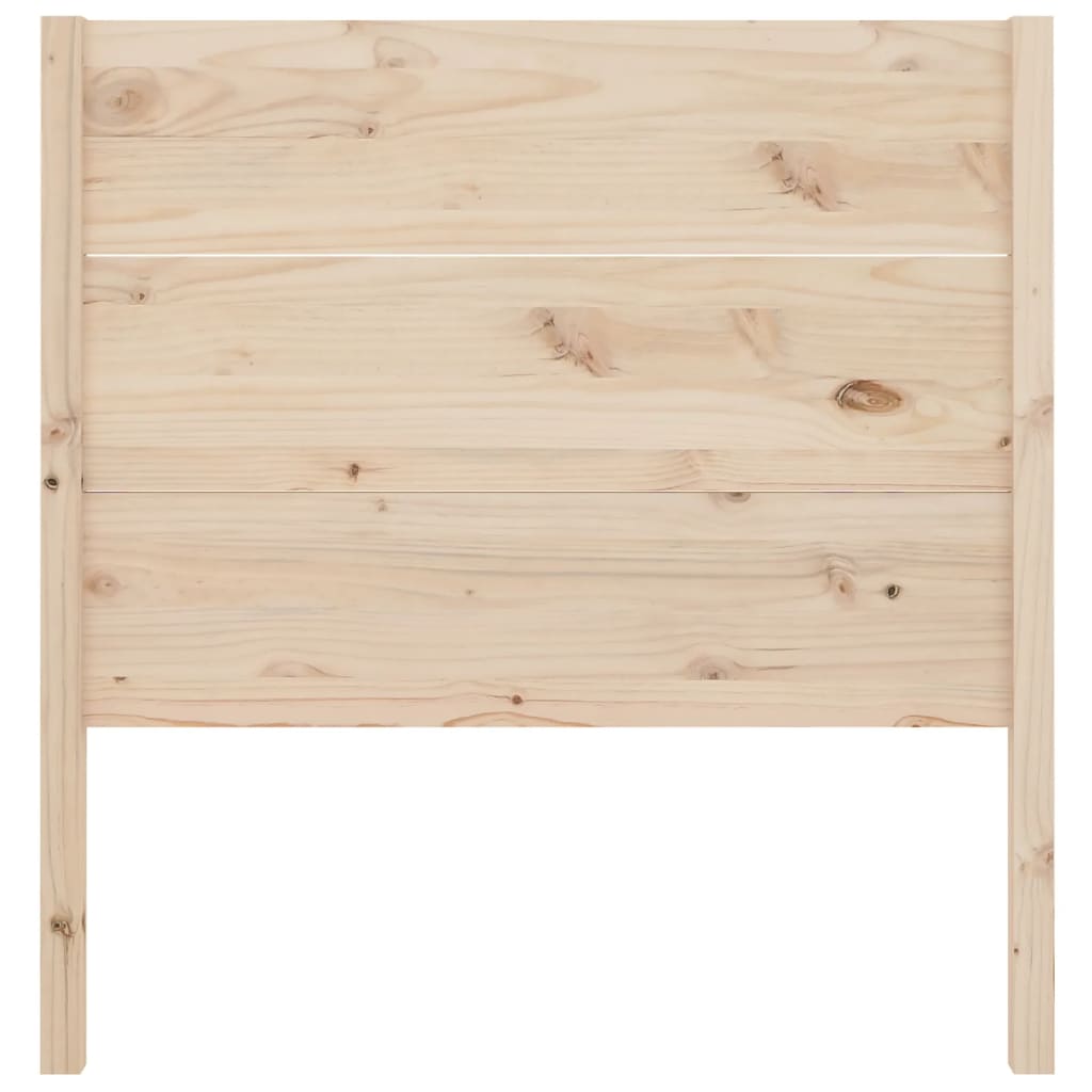 Hoofdbord 96X4X00 Cm Massief Grenenhout 96 x 100 cm Naturel