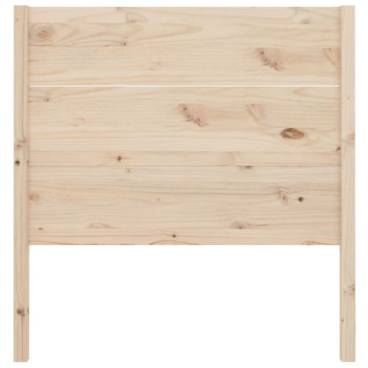 Hoofdbord 96X4X00 Cm Massief Grenenhout 96 x 100 cm Naturel
