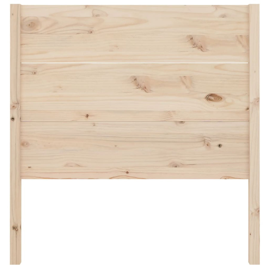 Hoofdbord 96X4X00 Cm Massief Grenenhout 96 x 100 cm Naturel