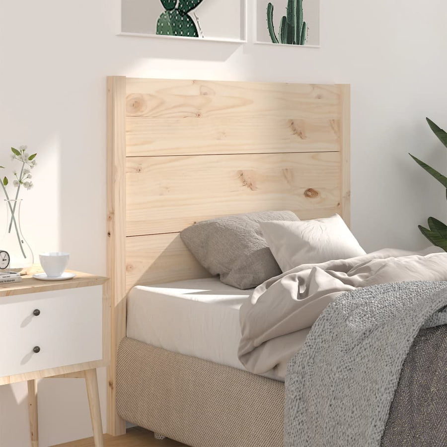 Hoofdbord 96X4X00 Cm Massief Grenenhout 96 x 100 cm Naturel