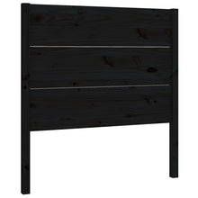 Hoofdbord 96X4X00 Cm Massief Grenenhout 96 x 100 cm Zwart
