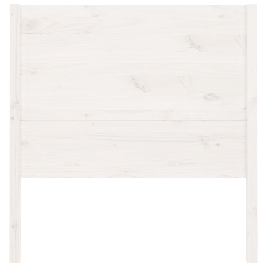 Hoofdbord 06X4X00 Cm Massief Grenenhout 106 x 100 cm Wit