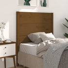 Headboard 106x4x100 cm solid pine honey brown