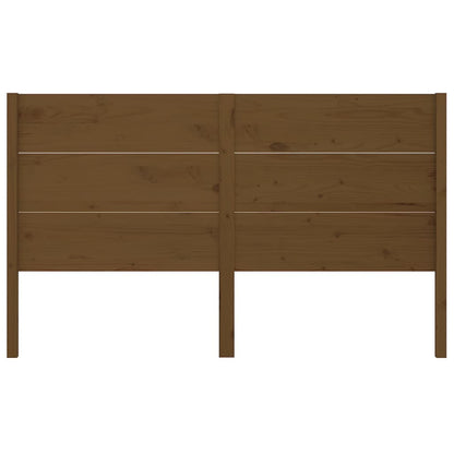 Hoofdbord 26X4X00 Cm Massief Grenenhout 126 x 100 cm Honingbruin
