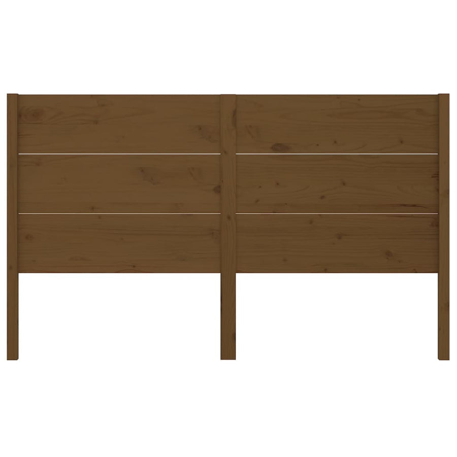 Hoofdbord 26X4X00 Cm Massief Grenenhout 126 x 100 cm Honingbruin