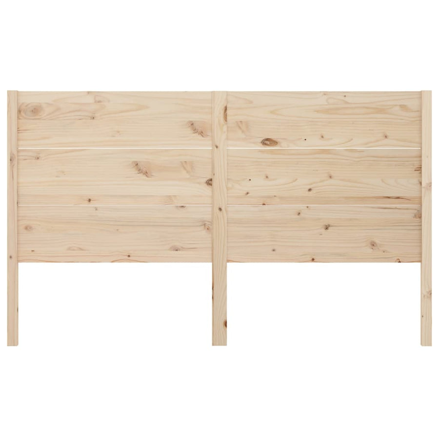 Hoofdbord 206X4X00 Cm Massief Grenenhout 206 x 100 cm Naturel