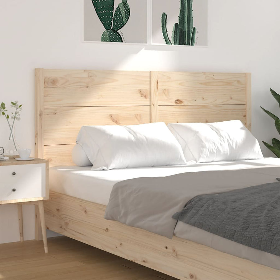 Hoofdbord 206X4X00 Cm Massief Grenenhout 206 x 100 cm Naturel