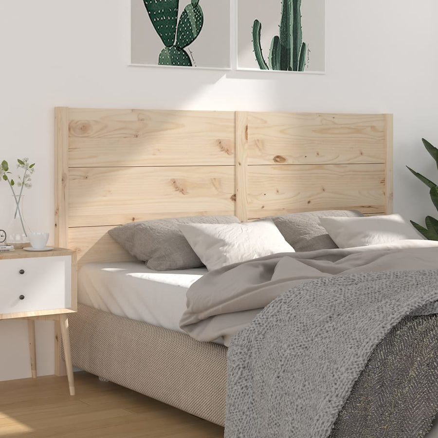 Hoofdbord 206X4X00 Cm Massief Grenenhout 206 x 100 cm Naturel