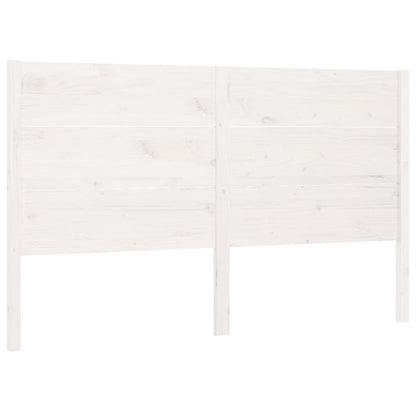 Hoofdbord 206X4X00 Cm Massief Grenenhout 206 x 100 cm Wit