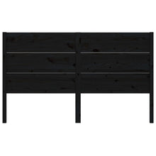 Hoofdbord 206X4X00 Cm Massief Grenenhout 206 x 100 cm Zwart