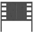 Headboard 81x4x100 cm solid pine grey