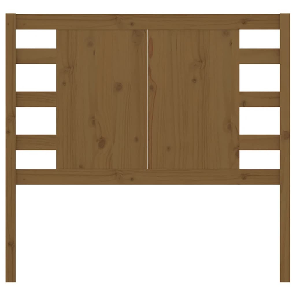 Hoofdbord 8X4X00 Cm Massief Grenenhout 81 x 100 cm Honingbruin
