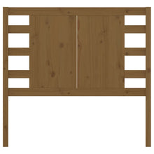 Hoofdbord 8X4X00 Cm Massief Grenenhout 81 x 100 cm Honingbruin