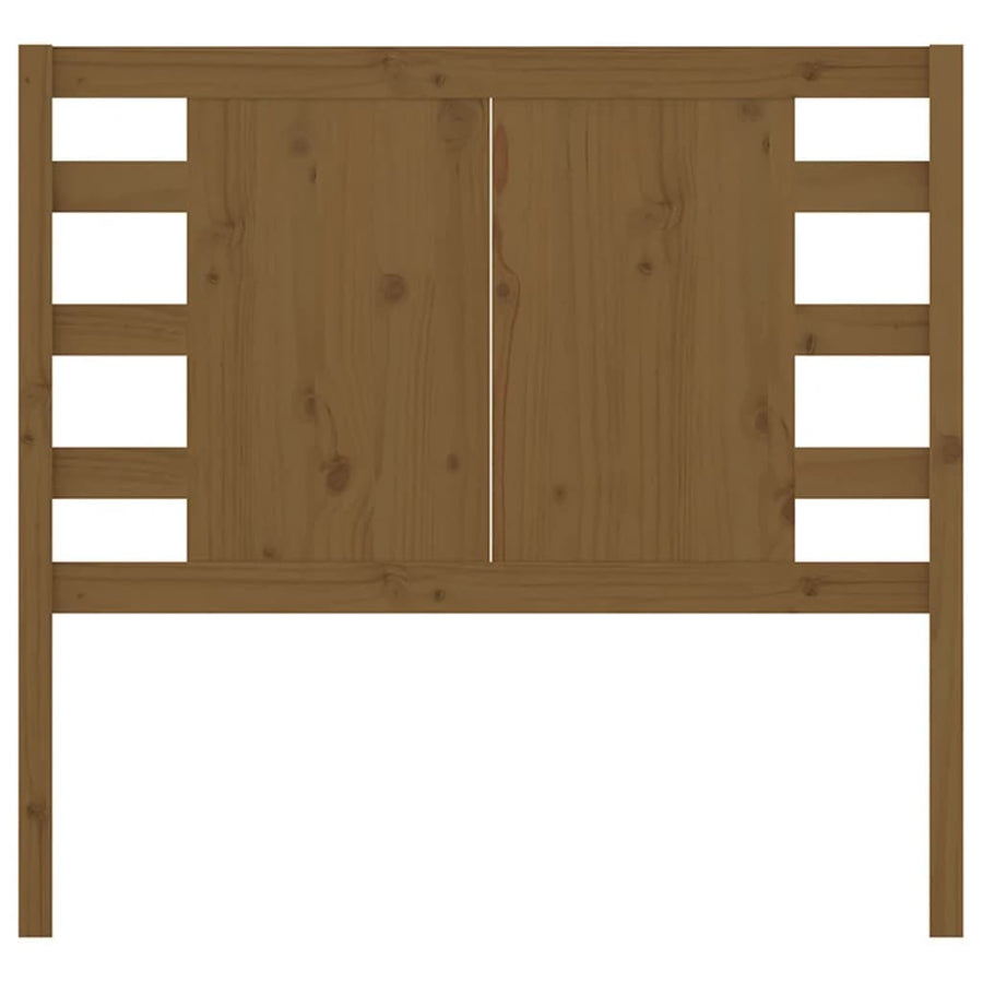 Hoofdbord 8X4X00 Cm Massief Grenenhout 81 x 100 cm Honingbruin