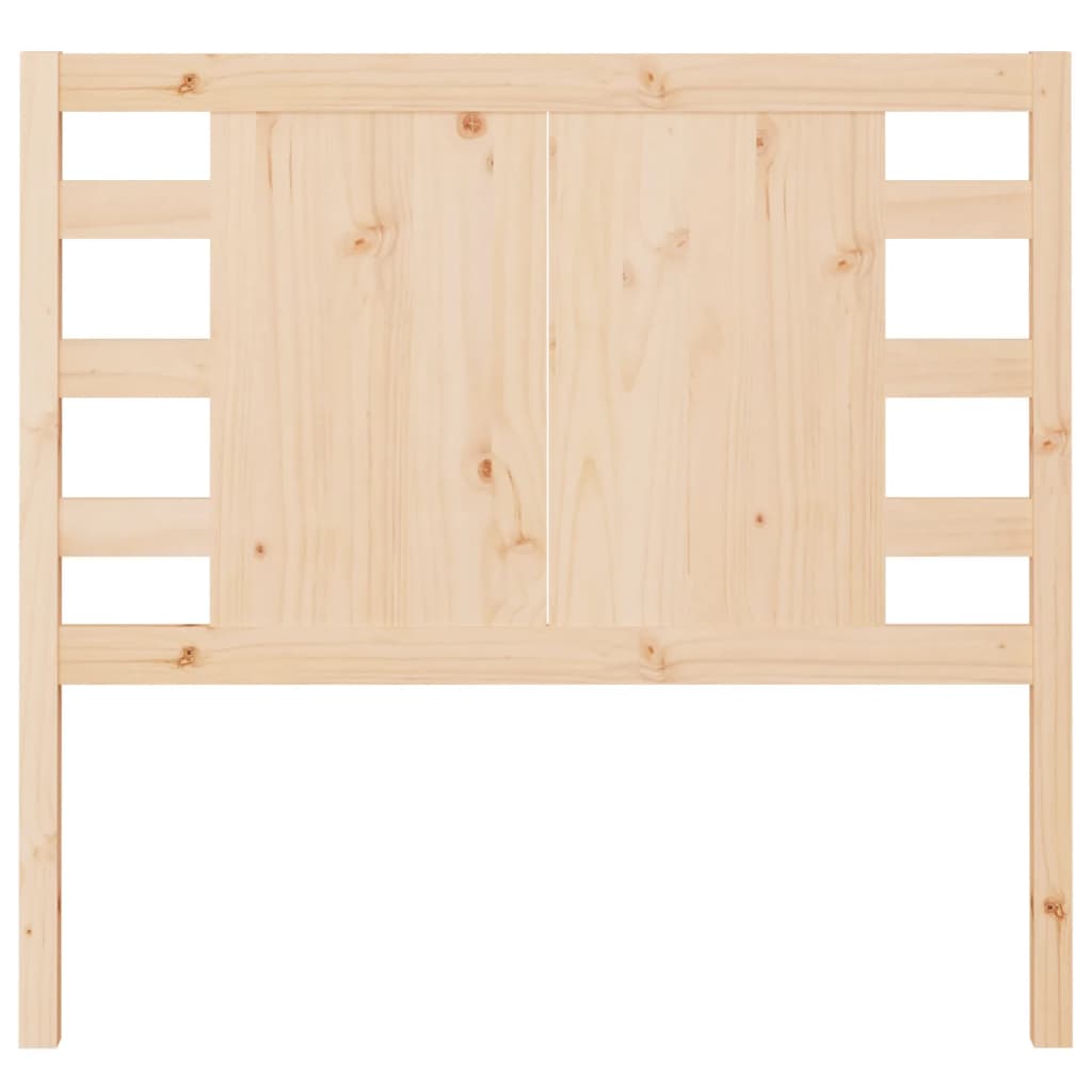 Hoofdbord 96X4X00 Cm Massief Grenenhout 96 x 100 cm Naturel