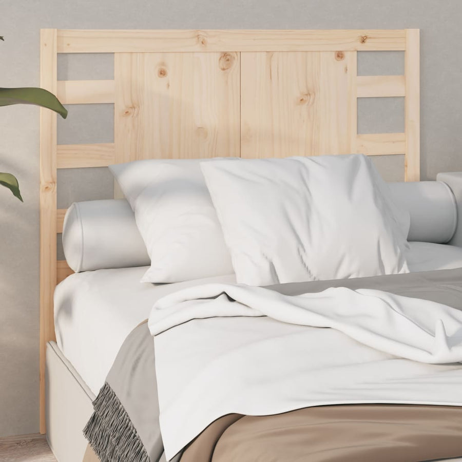 Hoofdbord 96X4X00 Cm Massief Grenenhout 96 x 100 cm Naturel