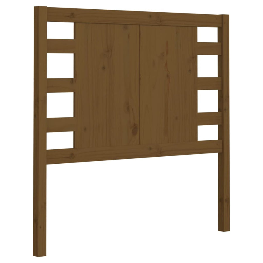 Hoofdbord 06X4X00 Cm Massief Grenenhout 106 x 100 cm Honingbruin
